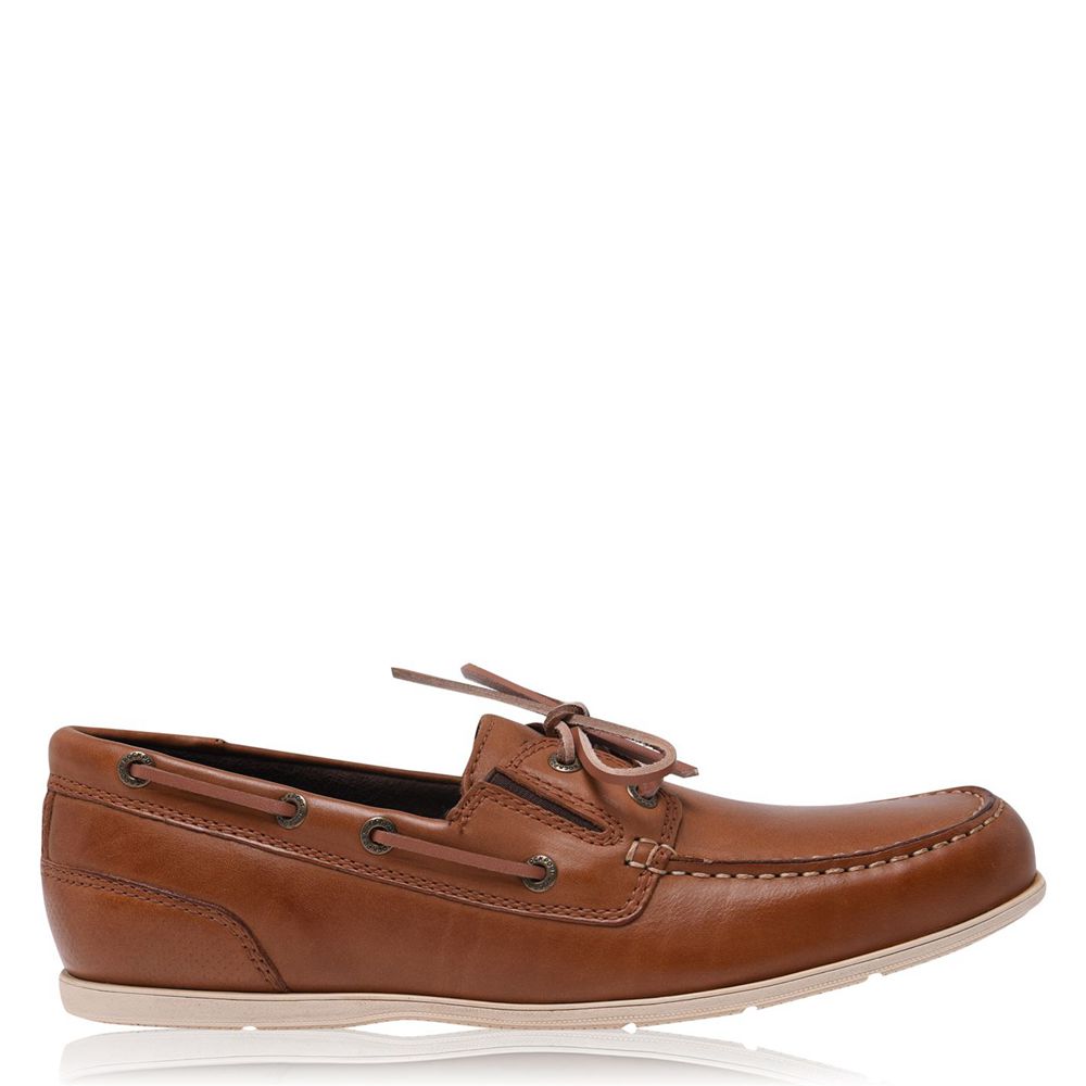 Rockport Camp Fw Sn99 - Mens Loafers - Brown - NZ (BEZ-392458)